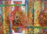 "The three benefits", 2001, 135 x 95 cm